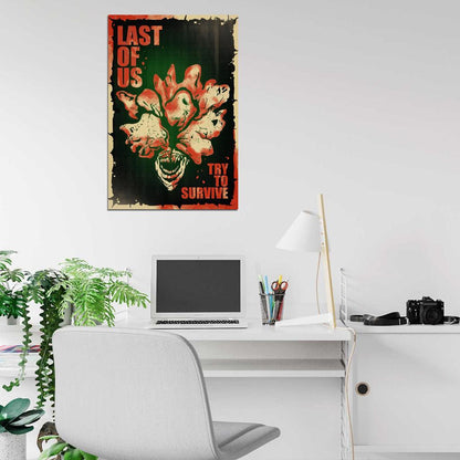 Last of Us Try To Survive Art Series Game Poster