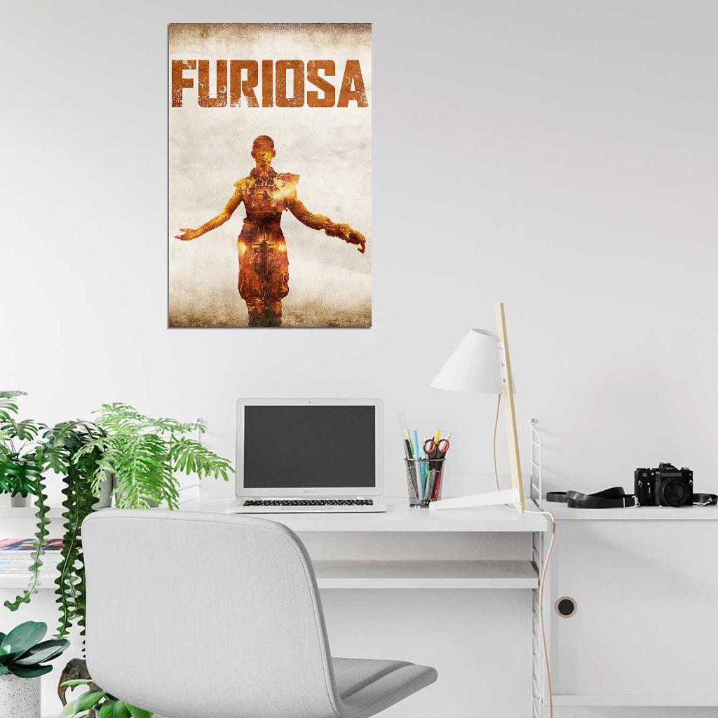 Mad Max Furiosa Art Movie Poster