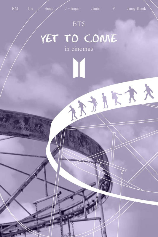 BTS Yet to Come in Cinemas K-Pop Music Band Art Movie Poster