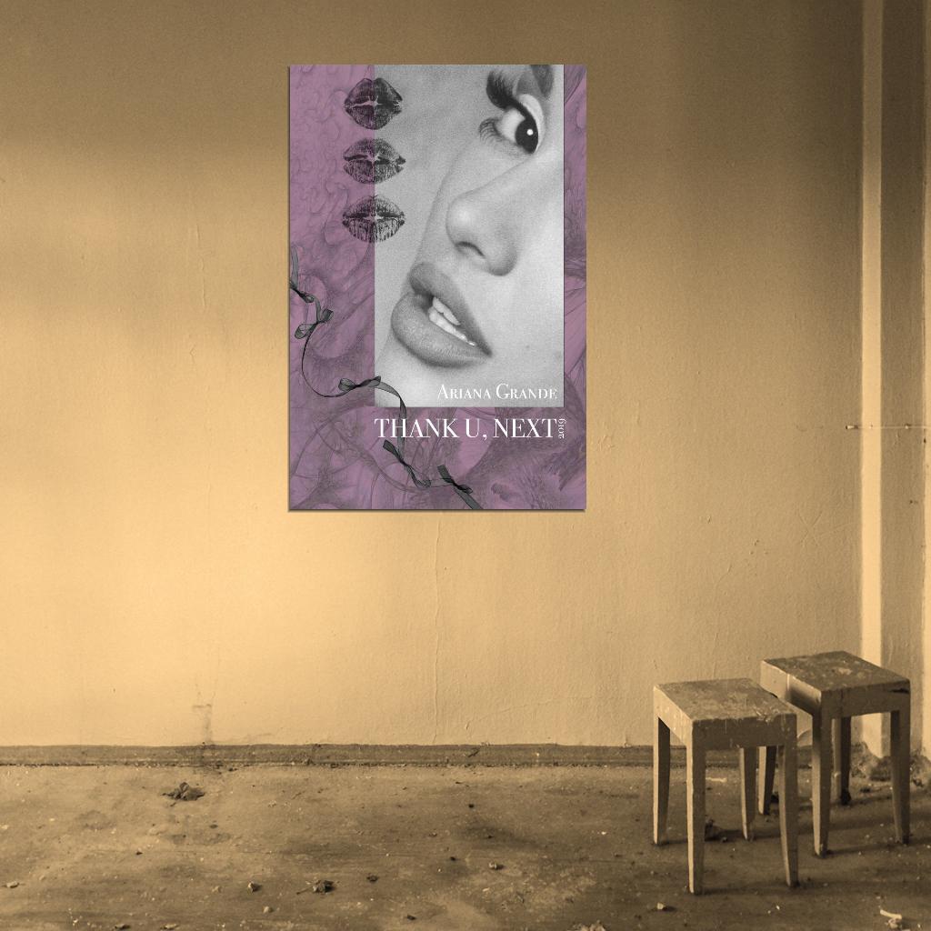 Ariana Grande Thank U Next Album Cover 2019 Art Music Poster