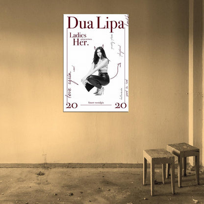 Dua Lipa Future Nostalgia Album Cover 2013 Art Music Poster