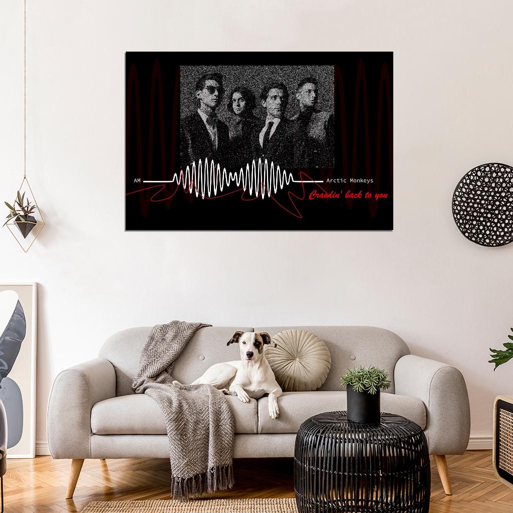 Arctic Monkeys Crawlin' Back to You Album Cover 2013 Art Music Poster