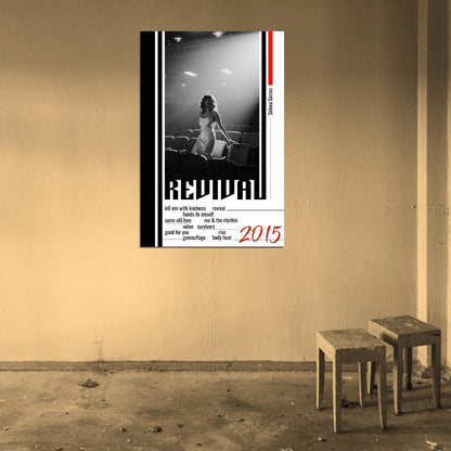 Selena Gomez Revival Album Cover 2015 Art Music Poster