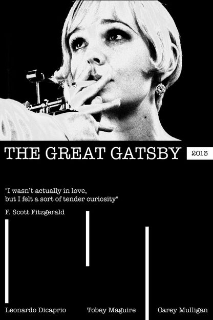 The Great Gatsby Daisy Buchanan 2013 Art Movie Poster