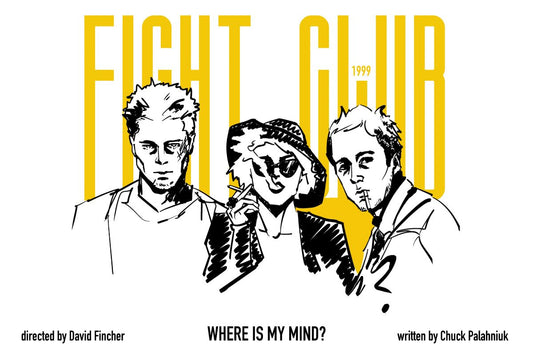 Fight Club Where is My Mind 1999 Art Movie Poster