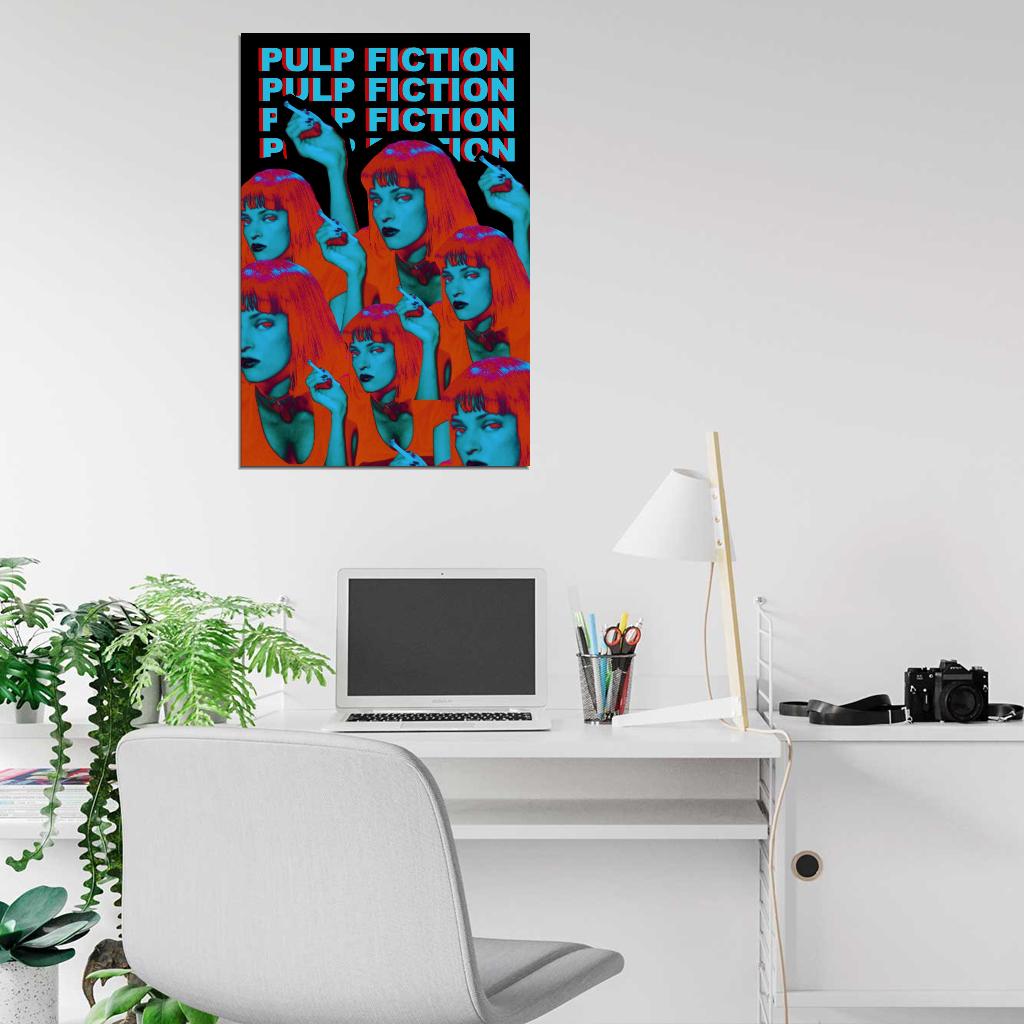 Pulp Fiction Quentin Tarantino Art Movie Poster