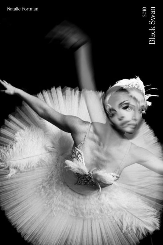 Black Swan Natalie Portman 2010 Art Movie Poster