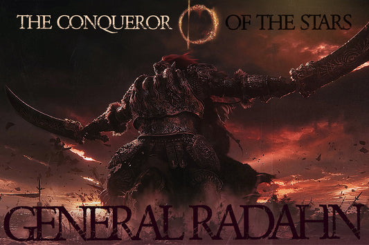 The Conqueror Of The Stars General Radahn Elden Ring Game Poster