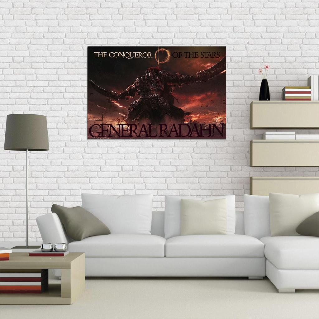 The Conqueror Of The Stars General Radahn Elden Ring Game Poster