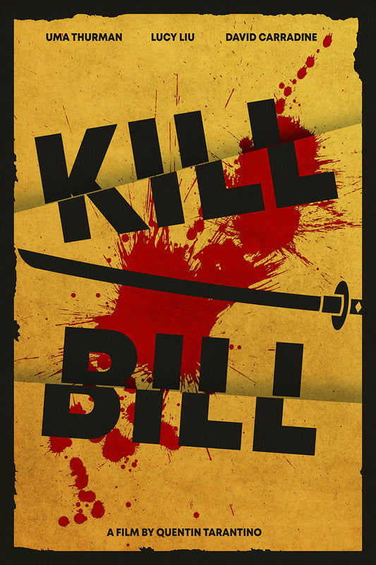 Kill Bill Quentin Tarantino 2003 Art Movie Poster