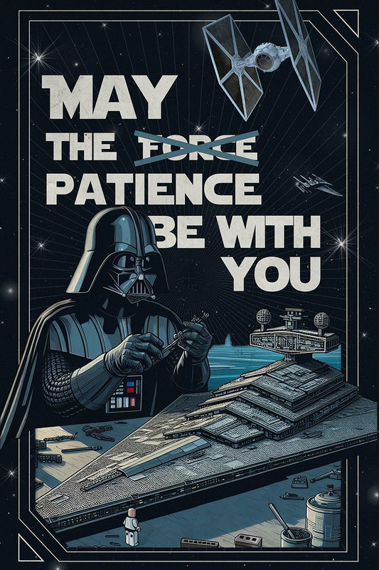 Darth Vader Game Constructor Starship Art Movie Poster