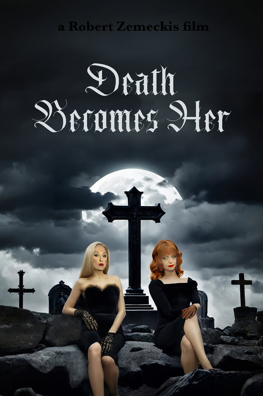 Death Becomes Her 1992 Movie Poster Meryl Streep Goldie Hawn Robert Zemeckis Bruce Willis Witchy Home Decor For Living Room Aesthetic Theater Room Art - xonomax