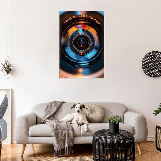 I Want to Hold Your Hand 1978 Movie Poster Robert Zemeckis Retro Musical Vintage Home Decor For Living Room Aesthetic Cool Theater Room Wall Art - xonomax