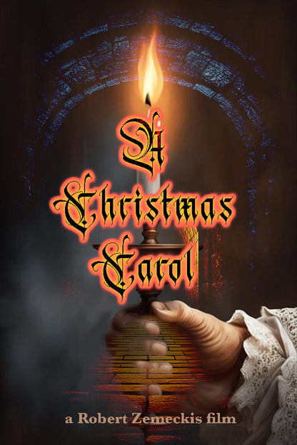 A Christmas Carol 2009 Movie Poster Robert Zemeckis Jim Carrey Charles Dickens Creepy Home Decor For Living Room Aesthetic Cool Theater Room Wall Art