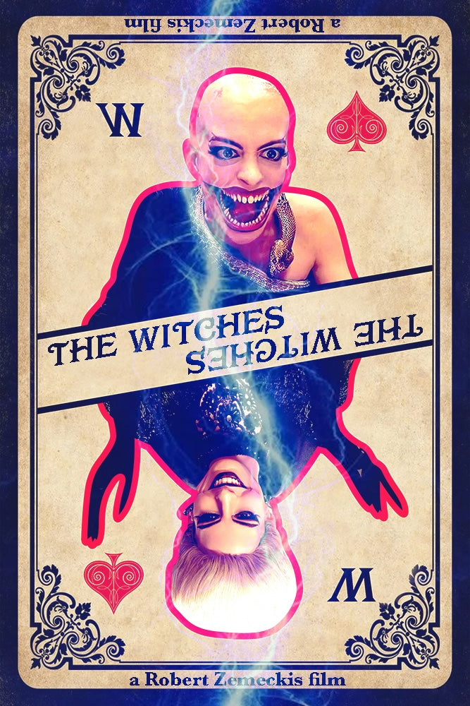 The Witches 2020 Movie Poster Robert Zemeckis Anne Hathaway Witchy Creepy Home Decor For Living Room Aesthetic Cool Theater Room Art Poker Card Print