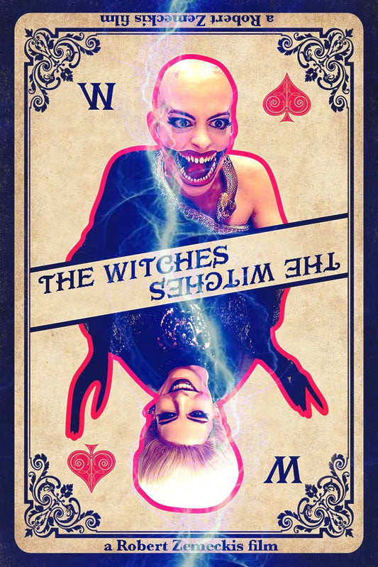 The Witches 2020 Movie Poster Robert Zemeckis Anne Hathaway Witchy Creepy Home Decor For Living Room Aesthetic Cool Theater Room Art Poker Card Print - xonomax