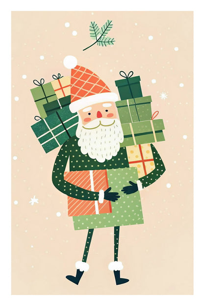 Adorable Christmas Penguin Kids Poster Winter Nursery Wall Art Festive Decor with Christmas Tree Cute Gift for Kids Holiday Room - xonomax