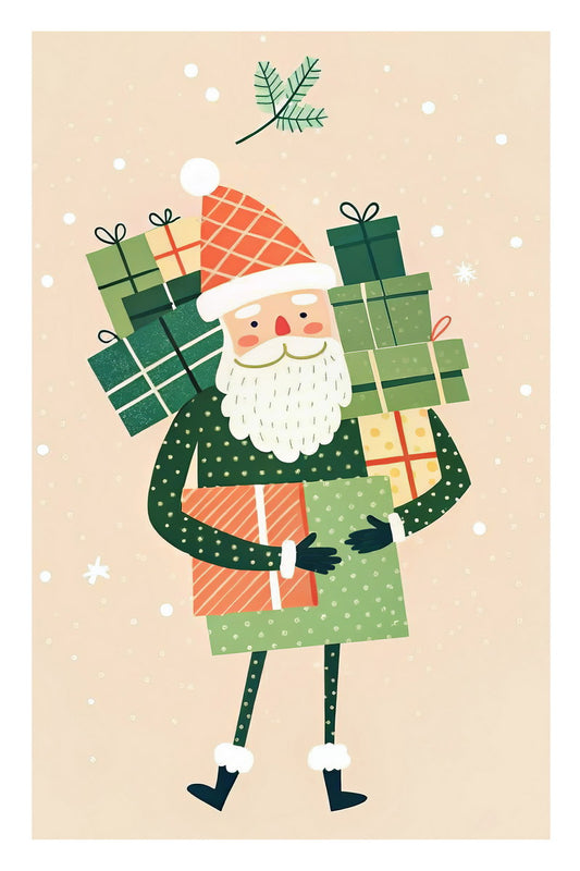 Adorable Christmas Penguin Kids Poster Winter Nursery Wall Art Festive Decor with Christmas Tree Cute Gift for Kids Holiday Room - xonomax