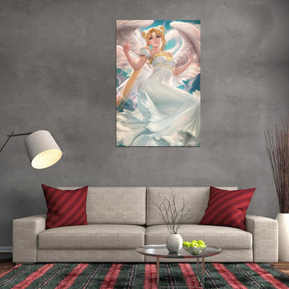 Bishoujo Senshi Sailor Moon Usagi Princess Serenity Magical Girl Fantasy Anime Poster Manga Art