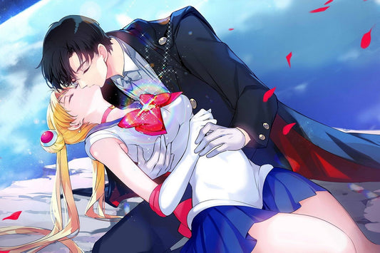 Bishoujo Senshi Sailor Moon Usagi Tuxedo Magical Girl Fantasy Anime Poster Manga Art