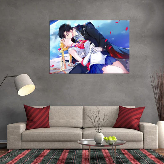 Bishoujo Senshi Sailor Moon Usagi Tuxedo Magical Girl Fantasy Anime Poster Manga Art