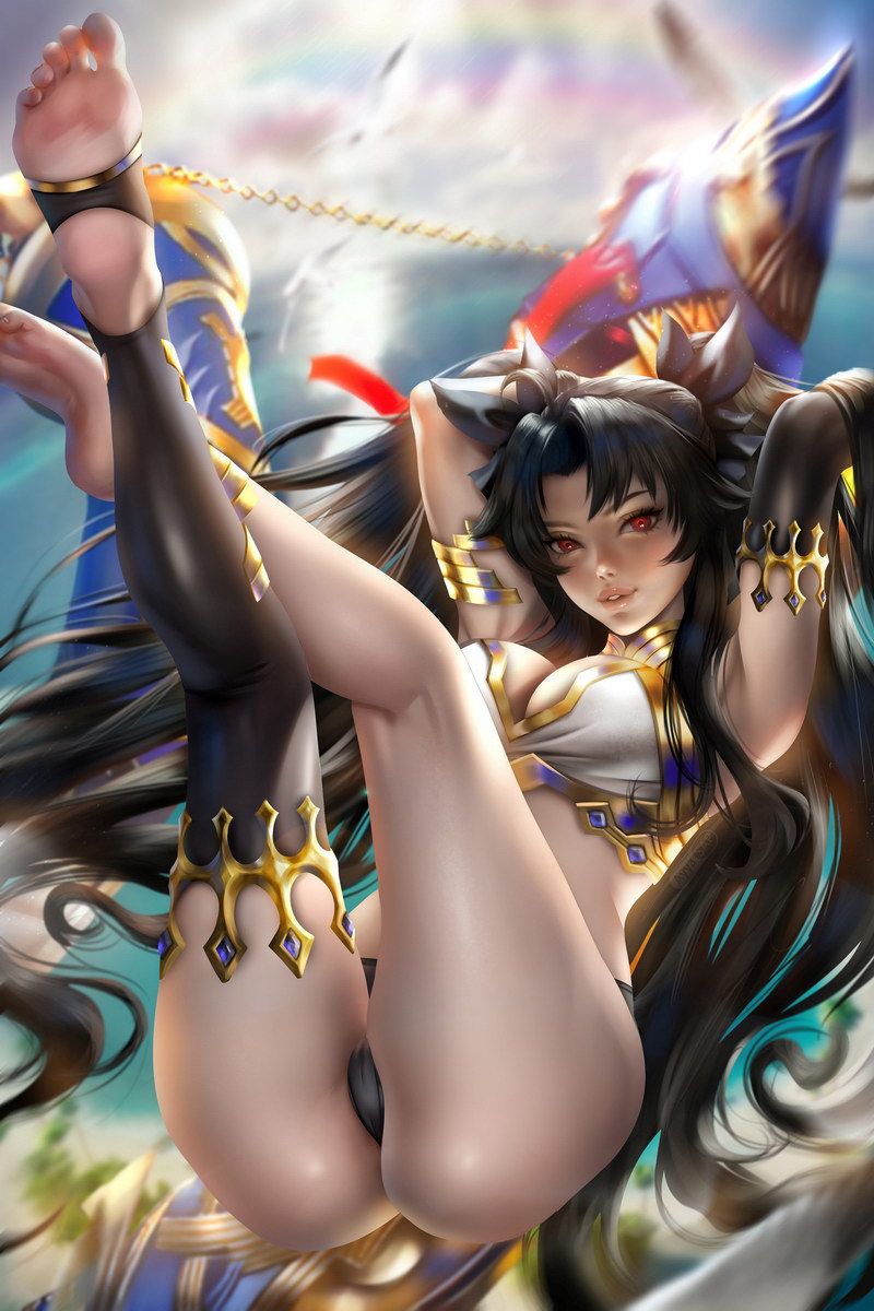 Fate Grand Order Ishtar Fantasy Action Video Game Anime Poster Manga Art Sexy