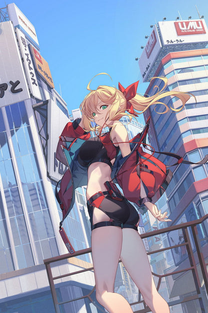 Fate Grand Order Nero Claudius Fantasy Action Video Game Anime Poster Manga Art