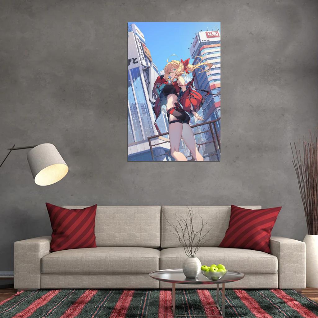 Fate Grand Order Nero Claudius Fantasy Action Video Game Anime Poster Manga Art