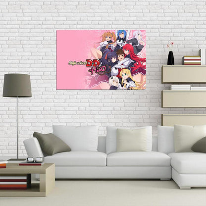 High School Dxd Issei Hyoudou Rias Gremory Girls Action Anime Poster Manga Art