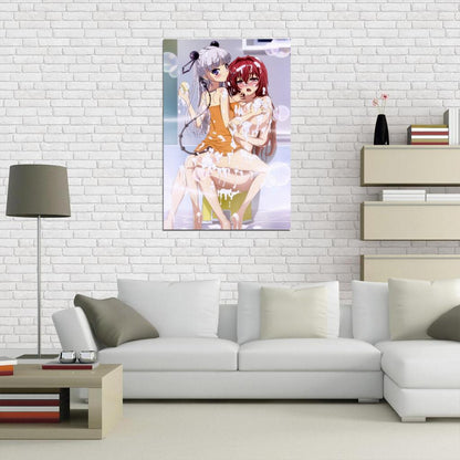 Shinmai Maou No Testament The Testament Of Sister New Devil Mio Naruse Maria Naruse Sexy Fantasy Anime Poster Manga Art