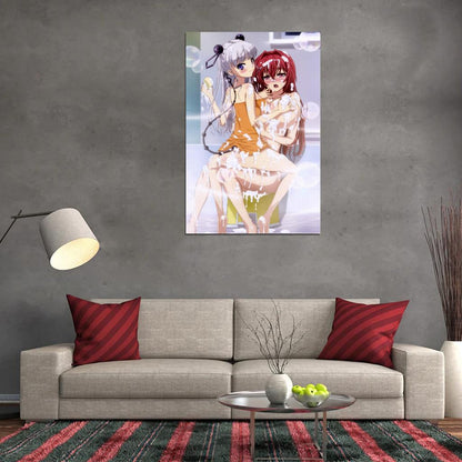 Shinmai Maou No Testament The Testament Of Sister New Devil Mio Naruse Maria Naruse Sexy Fantasy Anime Poster Manga Art