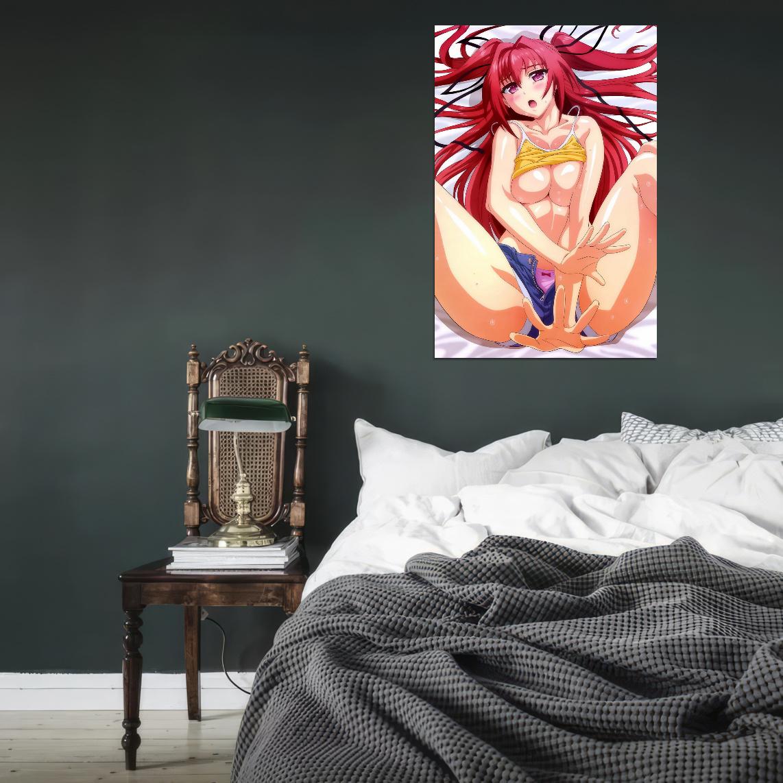 Shinmai Maou No Testament The Testament Of Sister New Devil Mio Naruse Sexy Redhead Fantasy Anime Poster Manga Art