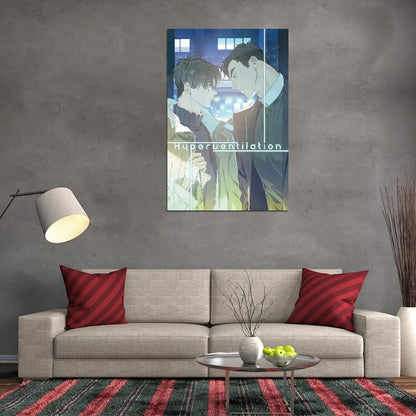 Hyperventilation Myongi Sunho Yaoi Boys Love Anime Poster Manga Art