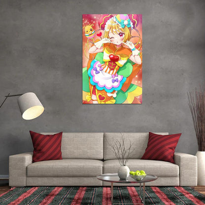 Fresh Pretty Cure! Fresh Precure Hanamichi Ran Magical Girl Anime Poster Manga Art