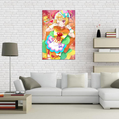 Fresh Pretty Cure! Fresh Precure Hanamichi Ran Magical Girl Anime Poster Manga Art