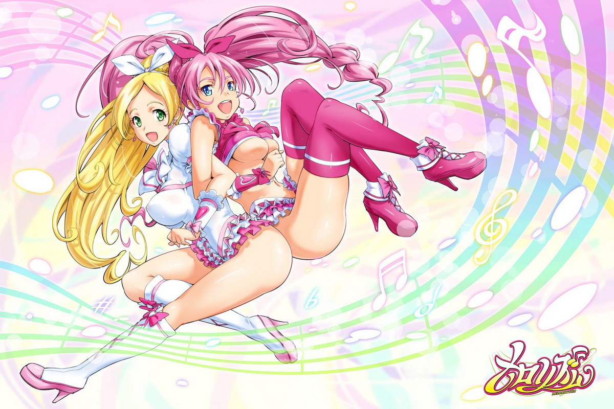 Fresh Pretty Cure! Fresh Precure Houjou Hibiki Minamino Kanade Magical Girl Anime Poster Manga Art Sexy