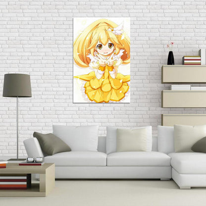 Fresh Pretty Cure! Fresh Precure Kise Yayoi Magical Girl Anime Poster Manga Art