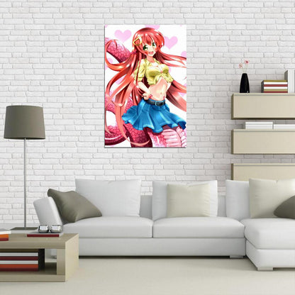 Monster Musume No Iru Nichijou Monster Musume Everyday Life With Monster Girls Miia Anime Poster Manga Art