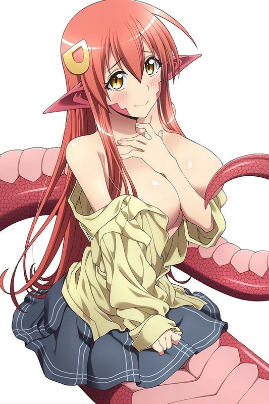 Monster Musume No Iru Nichijou Monster Musume Everyday Life With Monster Girls Miia Anime Poster Manga Art Sexy