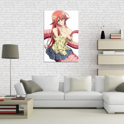 Monster Musume No Iru Nichijou Monster Musume Everyday Life With Monster Girls Miia Anime Poster Manga Art Sexy