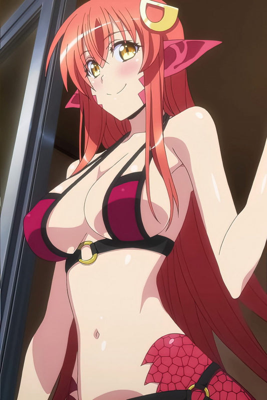 Monster Musume No Iru Nichijou Monster Musume Everyday Life With Monster Girls Miia Anime Poster Manga Art Sexy