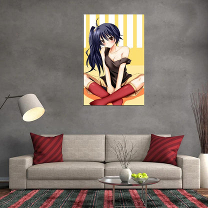 Monogatari Bakemonogatari Nisemonogatari Araragi Karen Series Supernatural Romance Anime Poster Manga Art Sexy