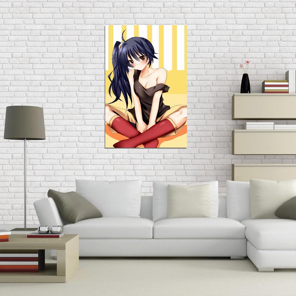 Monogatari Bakemonogatari Nisemonogatari Araragi Karen Series Supernatural Romance Anime Poster Manga Art Sexy