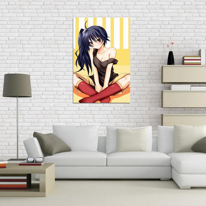 Monogatari Bakemonogatari Nisemonogatari Araragi Karen Series Supernatural Romance Anime Poster Manga Art Sexy