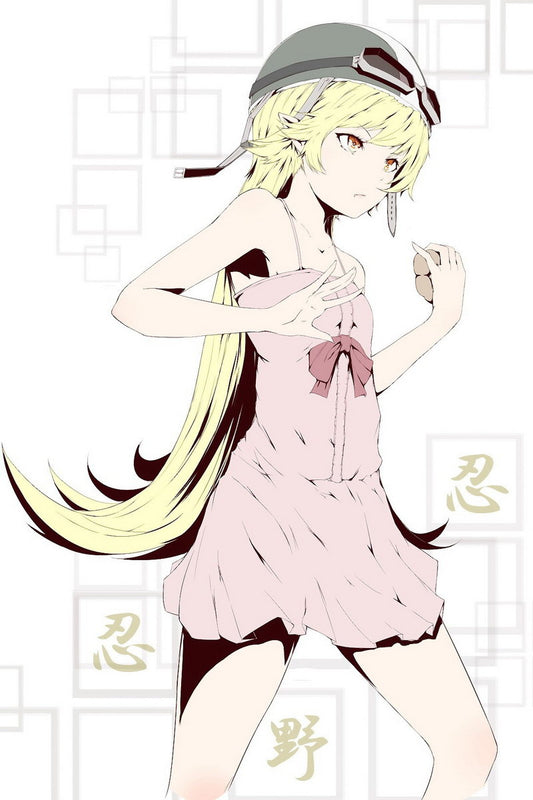 Monogatari Bakemonogatari Nisemonogatari Oshino Shinobu Series Supernatural Romance Anime Poster Manga Art