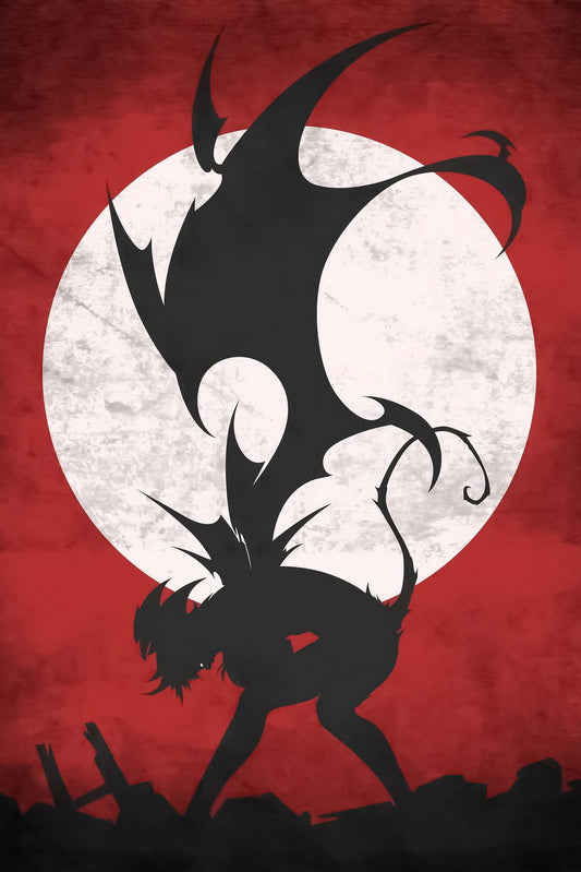 Devilman Crybaby Akira Fudo Ryo Asuka Horror Supernatural Anime Poster Manga Art