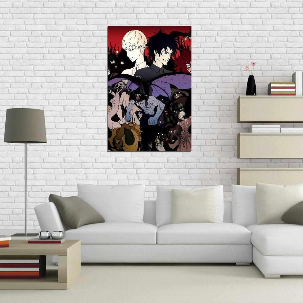 Devilman Crybaby Akira Fudo Ryo Asuka Horror Supernatural Anime Poster Manga Art