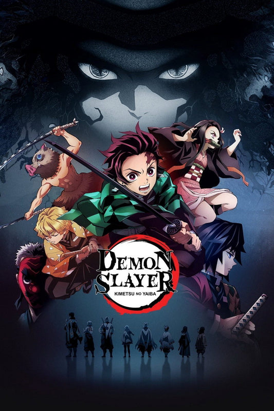 Demon Slayer Kimetsu No Yaiba Tv Series Anime Poster Japanese Action Supernatural Adventure Manga Art