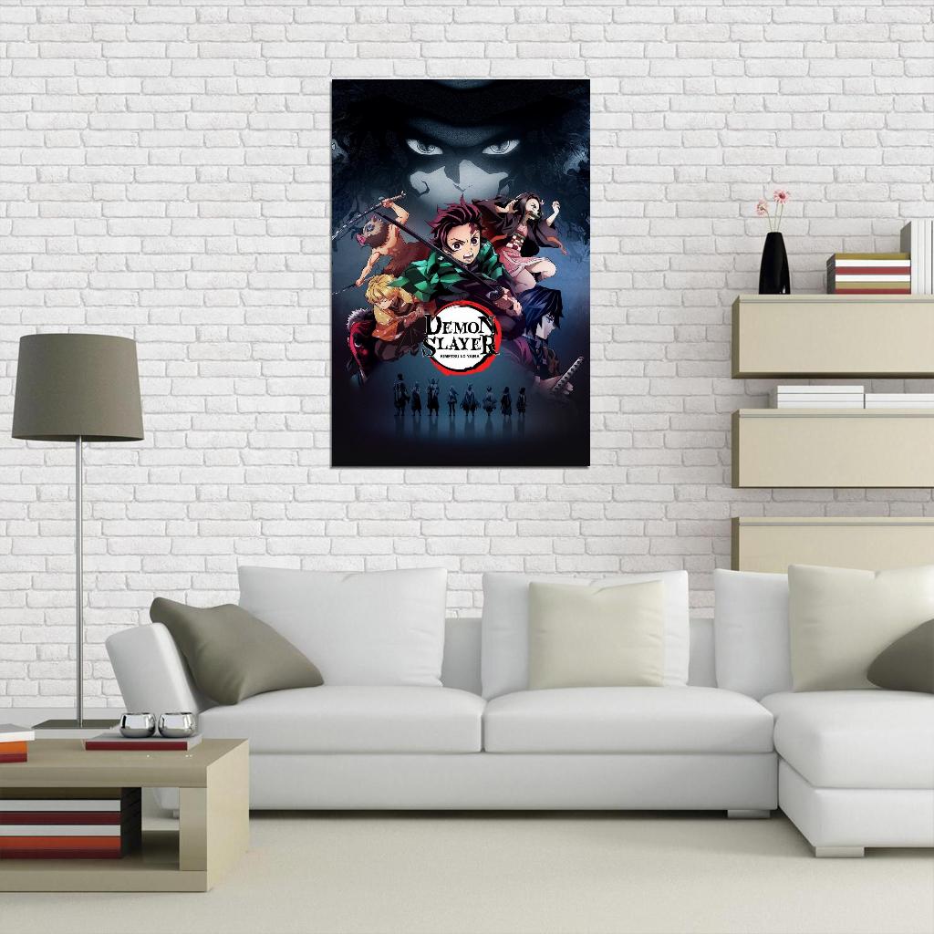 Demon Slayer Kimetsu No Yaiba Tv Series Anime Poster Japanese Action Supernatural Adventure Manga Art