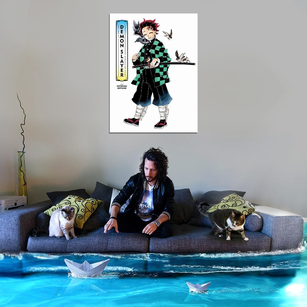 Demon Slayer Kimetsu No Yaiba Tv Series Anime Poster Japanese Action Supernatural Adventure Manga Art